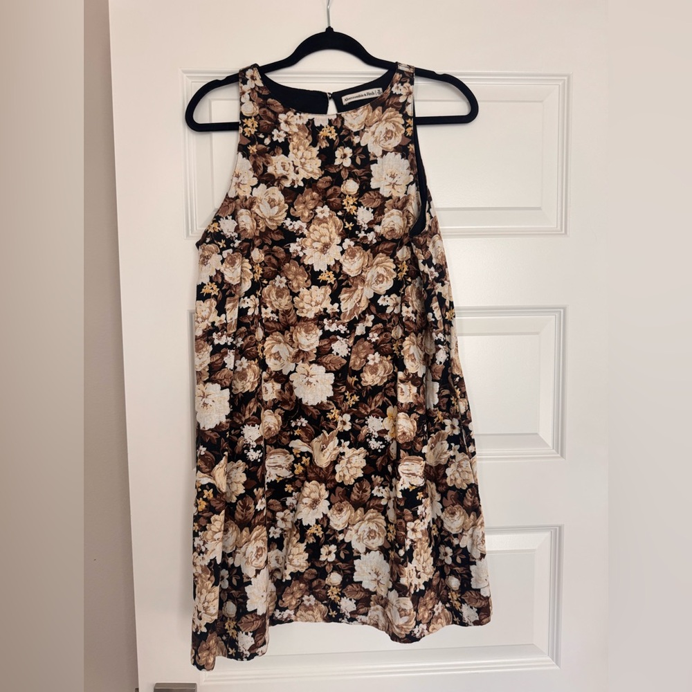 Abercrombie cotton linen shift dress